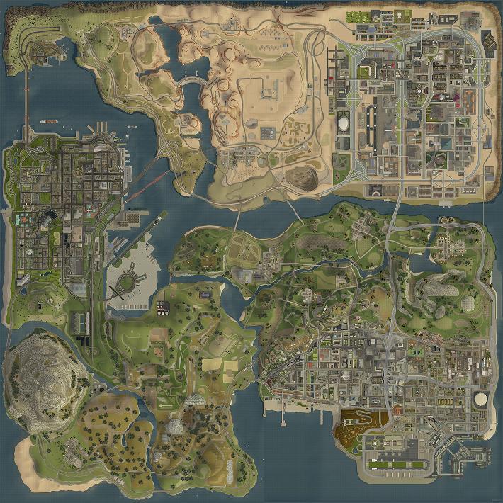Mapa San Andreas
